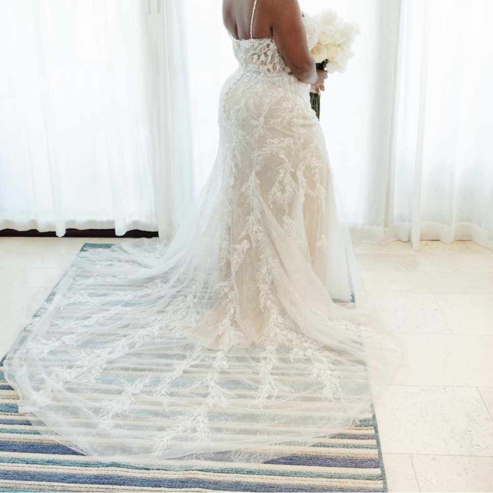 Disney Allure Bridal Fairy Tales Lace dress with Veil